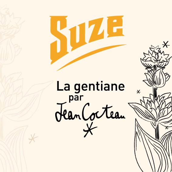 Suze La Gentiane par Jean Cocteau